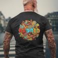 Ciudad De Madrid España Para Recordatorio Y Orgullo Camiseta Hombre Estampado Espalda Regalos para ancianos