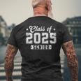 Class Of 2025 Senior 2025 Graduation 2025 Back To School Men's T-shirt Back Print Gifts for Old Men
