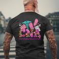 Cna Pink Ribbon Breast Cancer Awareness Warrior Survivor Men's T-shirt Back Print Gifts for Old Men