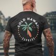 Cold Hawaiian Retro Surfer Denmark T-Shirt mit Rückendruck Geschenke für alte Männer