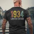 Compleanno Dell'annata 1934 T-shirt da uomo con stampa posteriore Regalos para ancianos
