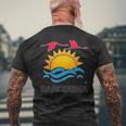 Con Logo SardegnaSardiniaItaly T-shirt da uomo con stampa posteriore Regalos para ancianos