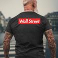 Con Logo Wall Street Box T-shirt da uomo con stampa posteriore Regalos para ancianos