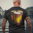 Congas Instrument De Musique Motif Illustration Congas T-shirt imprimé au dos Cadeaux pour les vieillards