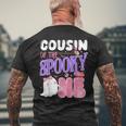 Cousin Of The Spooky One 1St Birthday Halloween Pink Ghost Men's T-shirt Back Print Gifts for Old Men