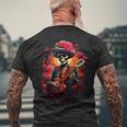 Crâne En Sucre Jour Des Morts Dia De Los Muertos Mariachi T-shirt imprimé au dos Cadeaux pour les vieillards