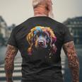Cucciolo Di Terranova Miglior Cane A Passeggio Fan Dell'anim T-shirt da uomo con stampa posteriore Regalos para ancianos