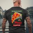 Da Hast Du Pech Pizza Peperoni T-Shirt mit Rückendruck Geschenke für alte Männer