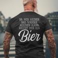 Da Mir Keiner Das Wasser Reichen Kann Reicht Mir Ein Bier T-Shirt mit Rückendruck Geschenke für alte Männer