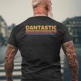 Dantastic First Name Dan Danny Retro Men's T-shirt Back Print Gifts for Old Men