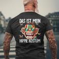 Das Ist Mein Hippie Costume 60S 70S Costume T-Shirt mit Rückendruck Geschenke für alte Männer