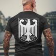 Deutschland Altdeutsch Wappen Adler T-Shirt mit Rückendruck Geschenke für alte Männer