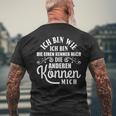 Die Einen Kissen Die Andere Kann Mich Ich Bin Wie Ich Bin T-Shirt mit Rückendruck Geschenke für alte Männer