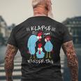 Die Klapse Hat Heut Wandertag Hiking Jga Selfironie T-Shirt mit Rückendruck Geschenke für alte Männer