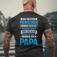 Die Meisten Menschen Nennen Mich Beim Namen Papa T-Shirt mit Rückendruck Geschenke für alte Männer