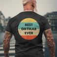 Dietmar First Name T-Shirt mit Rückendruck Geschenke für alte Männer