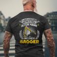 Digger Driver Digger Saying Digger Driver T-Shirt mit Rückendruck Geschenke für alte Männer