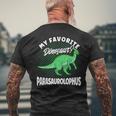 Dinosaur My Favourite Dinosaur Parasaurolophus T-Shirt mit Rückendruck Geschenke für alte Männer