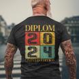 Diplom Geschafft Legende 2024 T-Shirt mit Rückendruck Geschenke für alte Männer