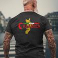 Divertente Souvenir Calabria Italia Sapore Piccante Di Peperoncino T-shirt da uomo con stampa posteriore Regalos para ancianos
