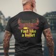 DivertenteForte Come Un Toroeloce Come Un Proiettile T-shirt da uomo con stampa posteriore Regalos para ancianos
