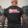 Doin' Donuts Divertente Corsa & Drift Car Enthusiast T-shirt da uomo con stampa posteriore Regalos para ancianos