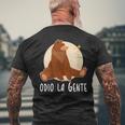 Donna Divertente Maglia Orso Spiritoso Detto Odio La Gente Orso Con Collo A T-shirt da uomo con stampa posteriore Regalos para ancianos