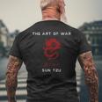 Donna L'arte Della Guerra Sun Tzu Drago Rosso Cinese Tradizionale Con Collo A T-shirt da uomo con stampa posteriore Regalos para ancianos