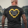 Donna Quello In Cui Insegno Piccolo Insegnante Di Cuore Umano Con Collo A T-shirt da uomo con stampa posteriore Regalos para ancianos