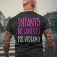 DonnaScritta Spiritosa Mi Lamento Regalo Divertente Con Collo A T-shirt da uomo con stampa posteriore Regalos para ancianos