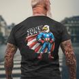 Donna Tony Usa Eagle Patriotic Superhero Per Ragazzi Nome Tony Con Collo A T-shirt da uomo con stampa posteriore Regalos para ancianos