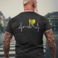 Dortmund Heartbeat Skyline Puls Ruhrpott Stadion Dortmunder T-Shirt mit Rückendruck Geschenke für alte Männer