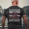 Du Willst Das Ausdiskutieren -Ater Kinder T-Shirt mit Rückendruck Geschenke für alte Männer