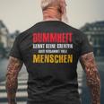 Dummheit Kissen Keine Grenzen T-Shirt mit Rückendruck Geschenke für alte Männer