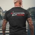 E Scooter Crew Gang T-Shirt mit Rückendruck Geschenke für alte Männer