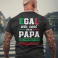 Egal Wie Cool Dein Papa Ist Meiner Ist Italian T-Shirt mit Rückendruck Geschenke für alte Männer