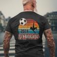 Einschulung Schulkind 2024 School Cone Boy Footballintage T-Shirt mit Rückendruck Geschenke für alte Männer