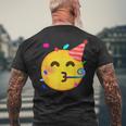 Emoticon Compleanno Per Feste T-shirt da uomo con stampa posteriore Regalos para ancianos