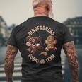 Équipe De Course De Noël Amusante En Pain D'épice Pour Les Amoureux Des Chiens T-shirt imprimé au dos Cadeaux pour les vieillards