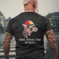 Erm What Sigma Cat Meme Memes Internet Memes Joke Mens Men's T-shirt Back Print Gifts for Old Men