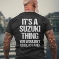 Es Una Cosa De Suzuki No Lo Entenderías Suzuki Camiseta Hombre Estampado Espalda Regalos para ancianos