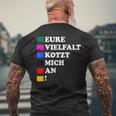 Eureielfalt Kotzt Mich An T-Shirt mit Rückendruck Geschenke für alte Männer