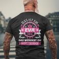 Eva Name Day Das Ist Ein Eva Ding T-Shirt mit Rückendruck Geschenke für alte Männer