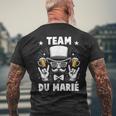 Evg Bière Humour Team Futur Marié Enterrementie De Garçon T-shirt imprimé au dos Cadeaux pour les vieillards
