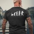 Evoluzione Della Boxe T-shirt da uomo con stampa posteriore Regalos para ancianos