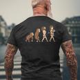Evoluzione Di A Deutscher Boxer Cane T-shirt da uomo con stampa posteriore Regalos para ancianos