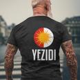 Ezidi Flag Yezidi T-Shirt mit Rückendruck Geschenke für alte Männer