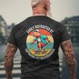 Facilmente Distratto Da Capibara E Skateboard Uomini Ragazzi T-shirt da uomo con stampa posteriore Regalos para ancianos