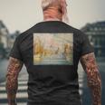 Faro Di Groix Paul Signac Arte Pittura Impressionismo T-shirt da uomo con stampa posteriore Regalos para ancianos