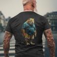 Fat Jaguar T-Shirt mit Rückendruck Geschenke für alte Männer